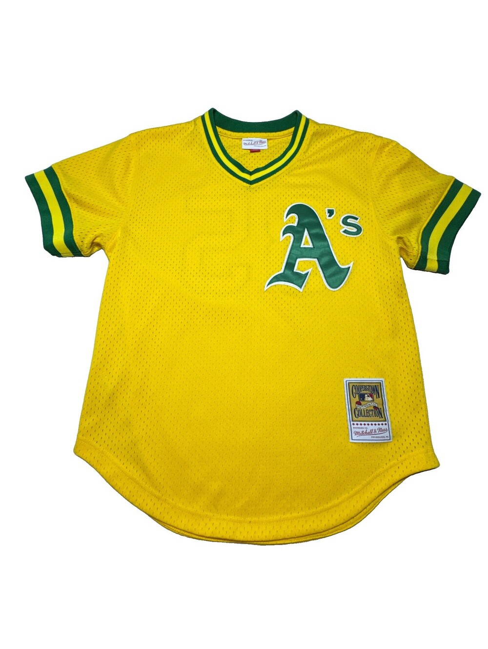 Mitchell & Ness #35 Rickey Henderson Oakland A’s Batting Practice Jersey Size M